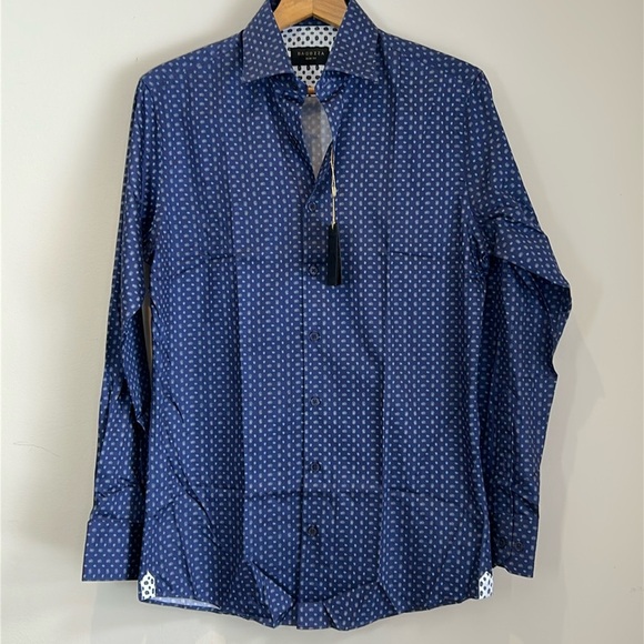 Bagozza Slim Fit Dress Shirt Retail $485 - Picture 1 of 9